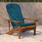 Flash Furniture Teak Adirondack Chairs with Teal Cushions, 2PK 2-JJ-C14501-CSNTL-TEAK-GG - alternate 2